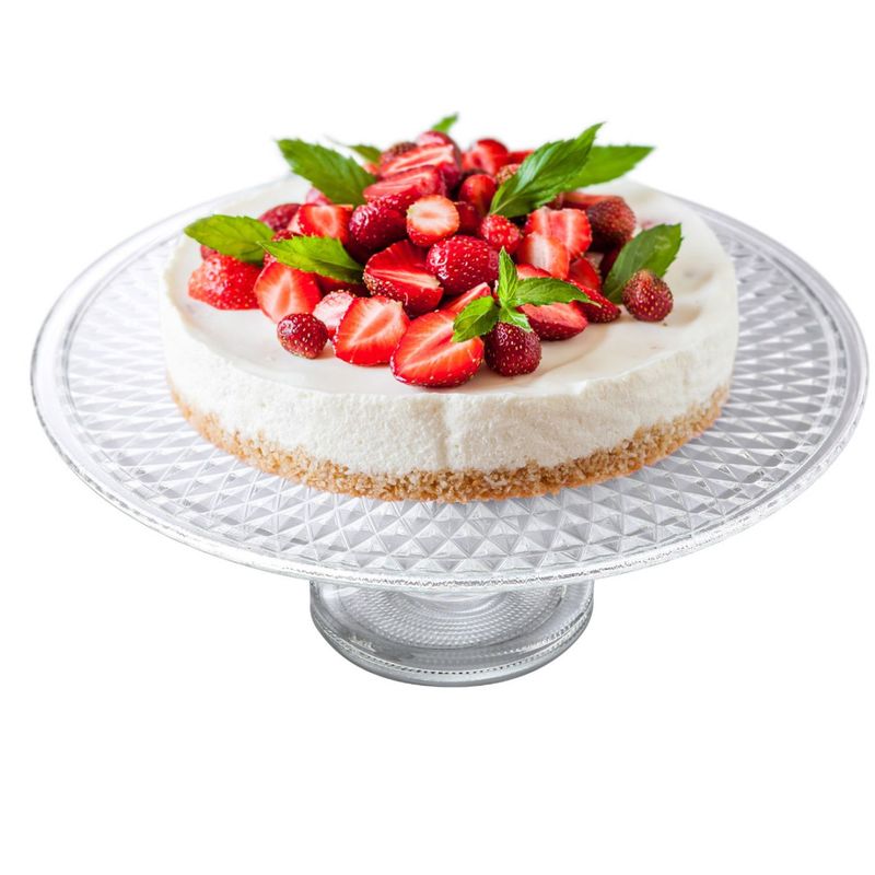 Casa si Gradina - Bucatarie si vesela - Vesela si tacamuri - Vesela desert - Suport tort 36 cm, sticla, DOMOTTI Cristal - Infinity.ro