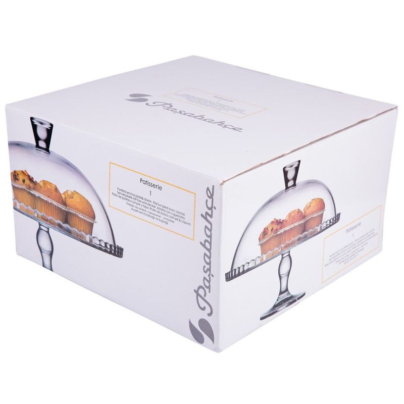 Casa si Gradina - Bucatarie si vesela - Vesela si tacamuri - Vesela desert - Suport tort cu capac 32 cm, PASABAHCE Patisserie - Infinity.ro