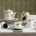 Casa si Gradina - Bucatarie si vesela - Vesela si tacamuri - Vesela pentru servire - Latiera portelan 300 ml, AMBITION Art Deco - Infinity.ro