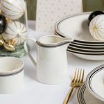 Casa si Gradina - Bucatarie si vesela - Vesela si tacamuri - Vesela pentru servire - Latiera portelan 300 ml, AMBITION Art Deco - Infinity.ro