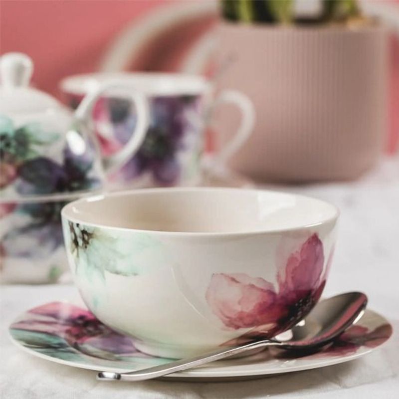 Casa si Gradina - Bucatarie si vesela - Vesela si tacamuri - Farfurii si boluri - Bol portelan 13 cm, AMBITION Watercolour - Infinity.ro