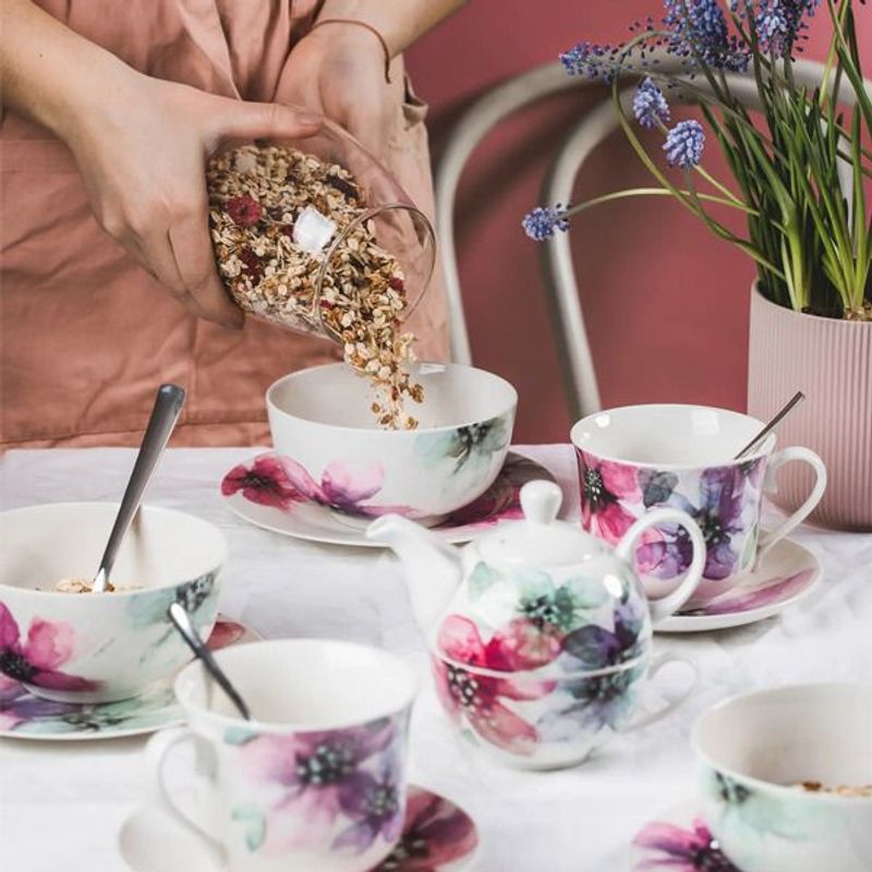 Casa si Gradina - Bucatarie si vesela - Vesela si tacamuri - Farfurii si boluri - Bol portelan 13 cm, AMBITION Watercolour - Infinity.ro