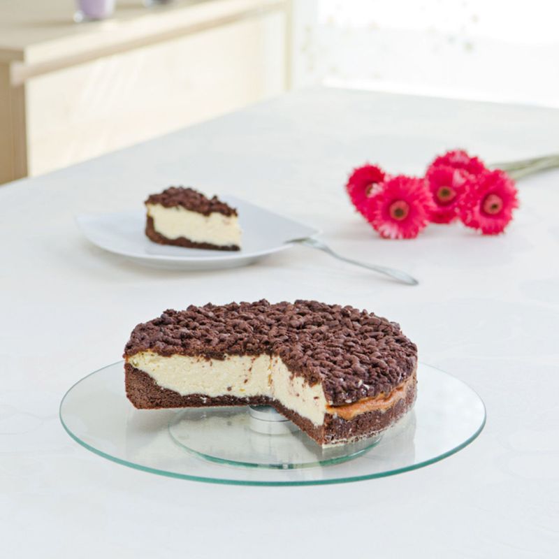 Casa si Gradina - Bucatarie si vesela - Vesela si tacamuri - Vesela desert - Suport rotativ pentru tort 30 cm, sticla, AMBITION Susan - Infinity.ro