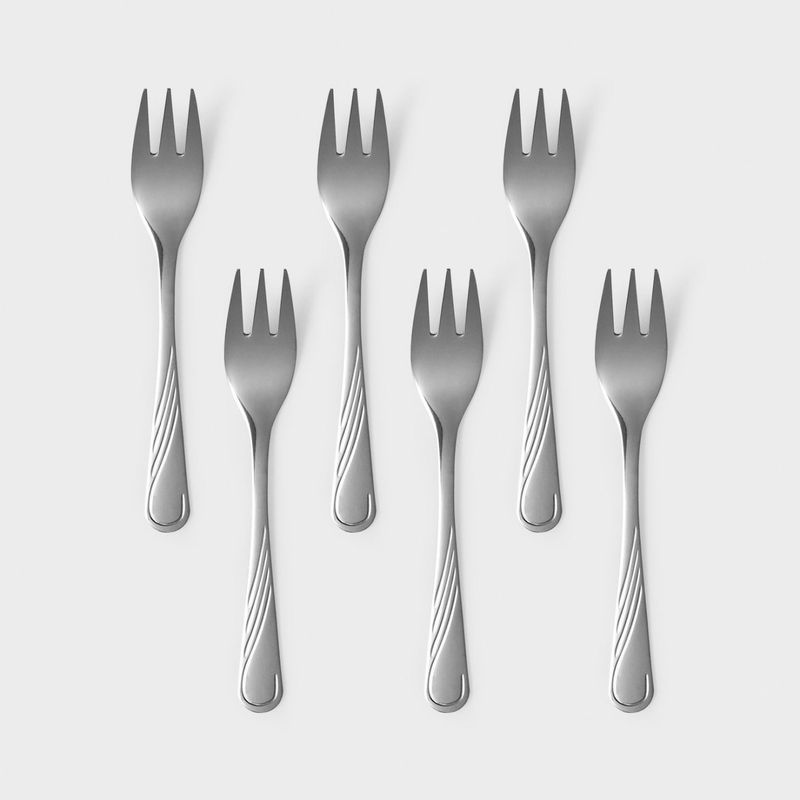 Casa si Gradina - Bucatarie si vesela - Vesela si tacamuri - Tacamuri si seturi - Set furculita desert, 6 piese, inox, AMBITION Napoli - Infinity.ro