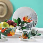 Casa si Gradina - Bucatarie si vesela - Vesela si tacamuri - Servicii de masa - Set servire ceai sau cafea, 4 piese, 2 persoane, portelan, AMBITION Paradise - Infinity.ro