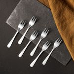 Casa si Gradina - Bucatarie si vesela - Vesela si tacamuri - Tacamuri si seturi - Set furculita desert, 6 piese, inox, AMBITION Napoli - Infinity.ro