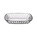 Casa si Gradina - Bucatarie si vesela - Vesela si tacamuri - Platouri de bucatarie - Set platou 18 x 11.5 cm, 2 piese, sticla, PASABAHCE Mezze - Infinity.ro