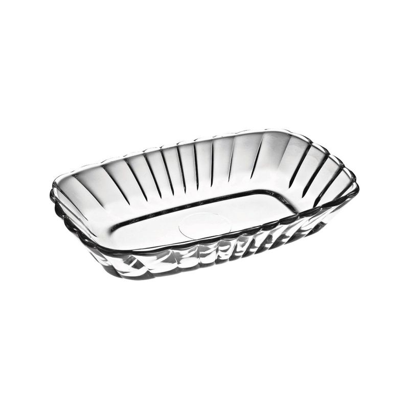 Casa si Gradina - Bucatarie si vesela - Vesela si tacamuri - Platouri de bucatarie - Set platou 18 x 11.5 cm, 2 piese, sticla, PASABAHCE Mezze - Infinity.ro