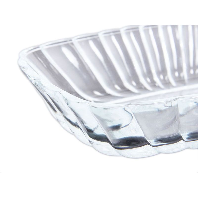 Casa si Gradina - Bucatarie si vesela - Vesela si tacamuri - Platouri de bucatarie - Set platou 18 x 11.5 cm, 2 piese, sticla, PASABAHCE Mezze - Infinity.ro