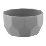 Casa si Gradina - Bucatarie si vesela - Vesela si tacamuri - Farfurii si boluri - Bol portelan 13 cm, gri deschis, AMBITION Diamond - Infinity.ro