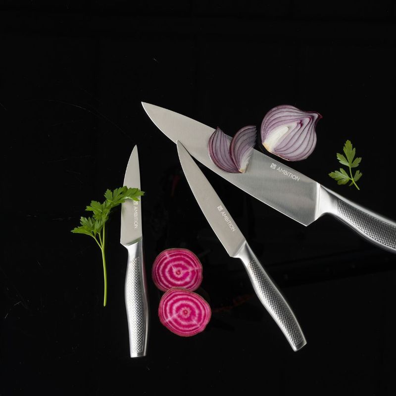 Casa si Gradina - Bucatarie si vesela - Vesela si tacamuri - Cutite si seturi de cutite - Cutit decojire 9 cm, AMBITION Acero - Infinity.ro