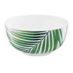 Casa si Gradina - Bucatarie si vesela - Vesela si tacamuri - Farfurii si boluri - Bol portelan salata 14 cm, model palmier, AMBITION Pura Vida - Infinity.ro