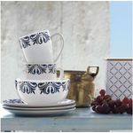 Casa si Gradina - Bucatarie si vesela - Vesela si tacamuri - Farfurii si boluri - Farfurie plata 26.5 cm, portelan, AMBITION Marocco - Infinity.ro