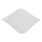 Casa si Gradina - Bucatarie si vesela - Vesela si tacamuri - Platouri de bucatarie - Platou patrat 31 x 31cm, portelan alb, AMBITION Fala - Infinity.ro