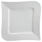 Casa si Gradina - Bucatarie si vesela - Vesela si tacamuri - Platouri de bucatarie - Platou patrat 31 x 31cm, portelan alb, AMBITION Fala - Infinity.ro