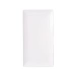 Casa si Gradina - Bucatarie si vesela - Vesela si tacamuri - Platouri de bucatarie - Platou servire 24 x 13 cm, portelan alb, AMBITION Porto - Infinity.ro