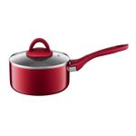 Casa si Gradina - Bucatarie si vesela - Vase pentru gatit - Oale si cratite - Cratita cu capac AMBITION Jasper, 16 cm, 1.4 L, invelis Qualum Basic Stone - Infinity.ro