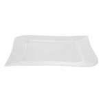 Casa si Gradina - Bucatarie si vesela - Vesela si tacamuri - Platouri de bucatarie - Platou patrat 28.5 x 28.5 cm, portelan alb, AMBITION Fala - Infinity.ro