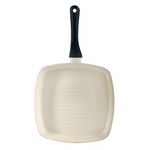 Casa si Gradina - Bucatarie si vesela - Vase pentru gatit - Tigai si seturi - Tigaie grill 26 x 26 cm, invelis Pfluon Ceramica, AMBITION Kobe - Infinity.ro