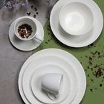 Casa si Gradina - Bucatarie si vesela - Vesela si tacamuri - Farfurii si boluri - Farfurie plata 26.5 cm, portelan, AMBITION Perla - Infinity.ro