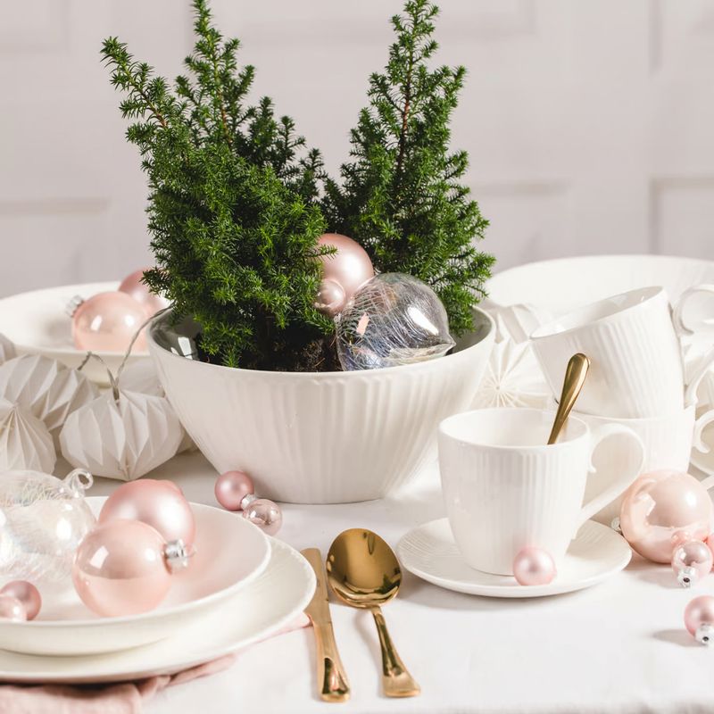 Casa si Gradina - Bucatarie si vesela - Vesela si tacamuri - Farfurii si boluri - Farfurie plata 26.5 cm, portelan, AMBITION Perla - Infinity.ro