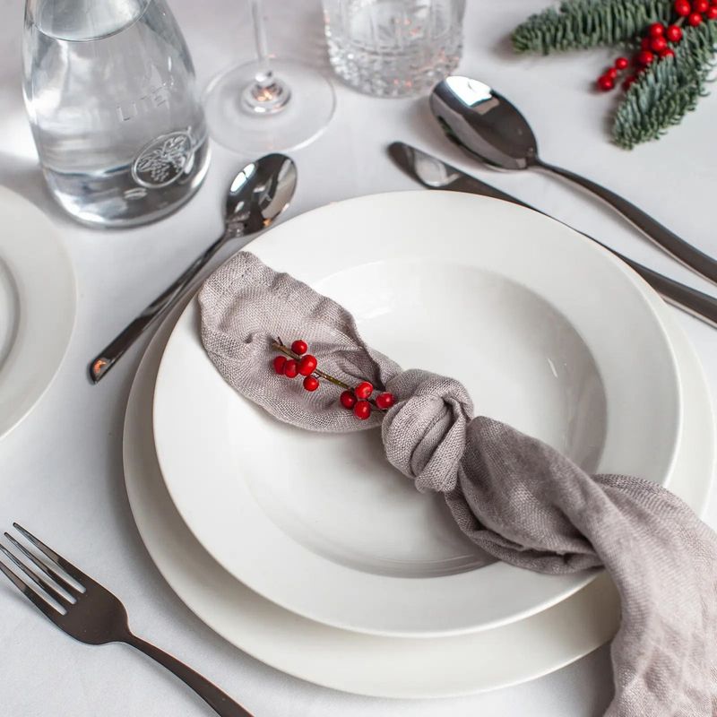 Casa si Gradina - Bucatarie si vesela - Vesela si tacamuri - Farfurii si boluri - Farfurie plata 27 cm, portelan, AMBITION Aura White - Infinity.ro