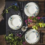 Casa si Gradina - Bucatarie si vesela - Vesela si tacamuri - Farfurii si boluri - Farfurie desert 19 cm, portelan, AMBITION Fiori - Infinity.ro