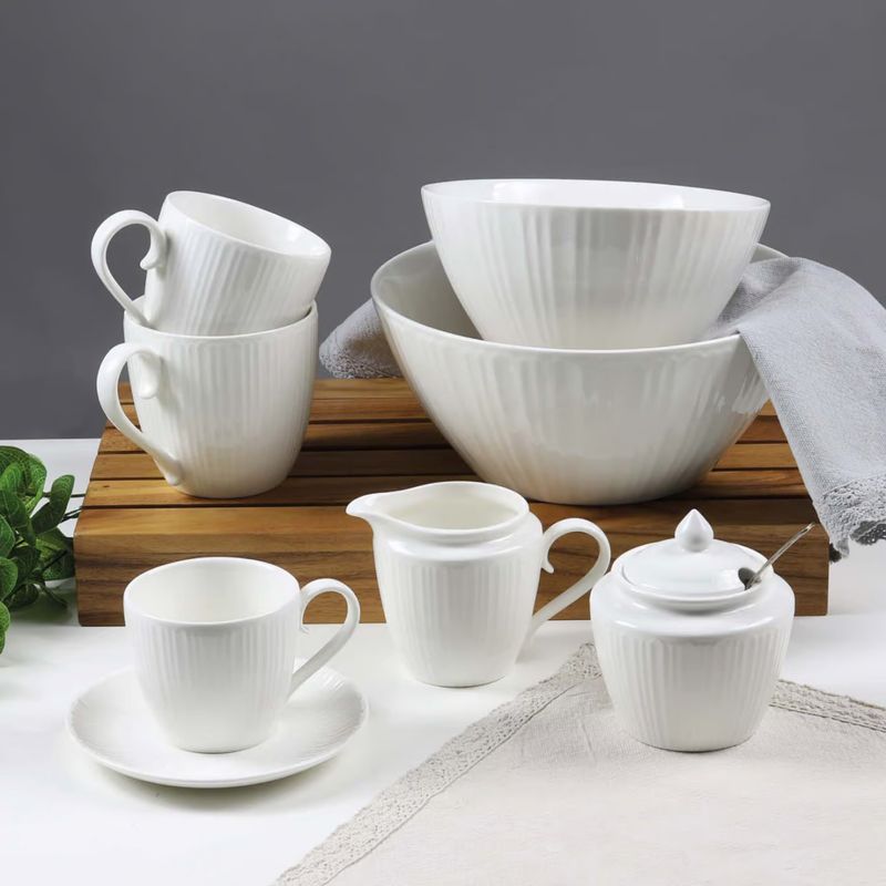 Casa si Gradina - Bucatarie si vesela - Vesela si tacamuri - Farfurii si boluri - Bol portelan 14 cm, AMBITION Perla - Infinity.ro