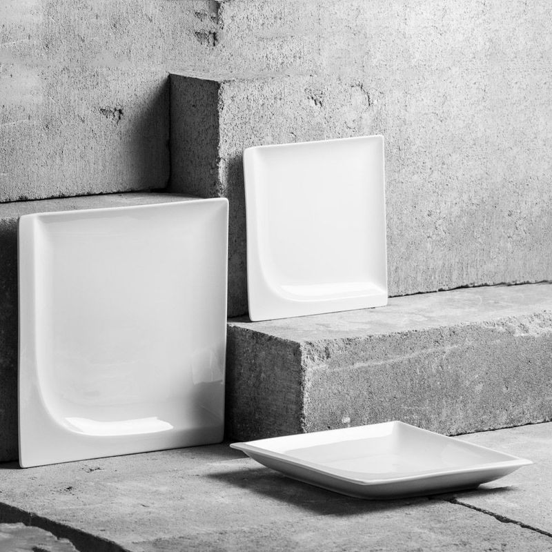 Casa si Gradina - Bucatarie si vesela - Vesela si tacamuri - Farfurii si boluri - Farfurie adanca 22.5 cm, portelan, AMBITION Monaco - Infinity.ro