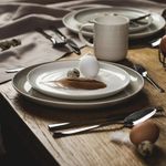 Casa si Gradina - Bucatarie si vesela - Vesela si tacamuri - Farfurii si boluri - Farfurie plata 27 cm, gri, portelan, AMBITION Piano - Infinity.ro