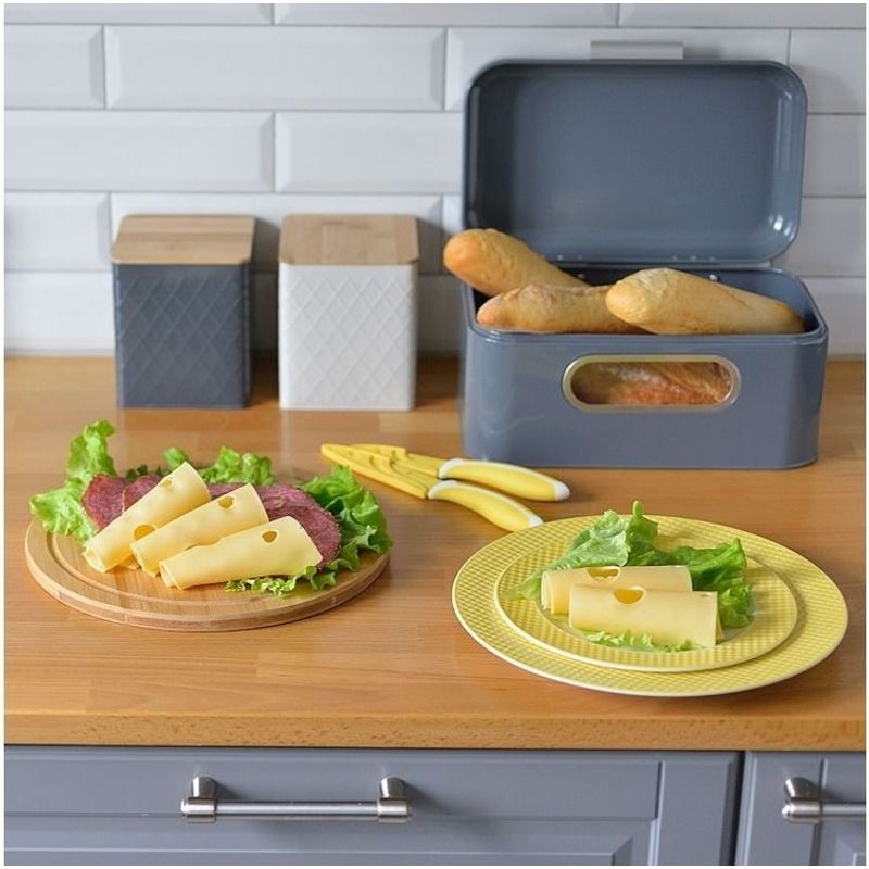 Casa si Gradina - Bucatarie si vesela - Vesela si tacamuri - Farfurii si boluri - Farfurie plata 27.5 cm, galben, portelan, AMBITION Nordic - Infinity.ro