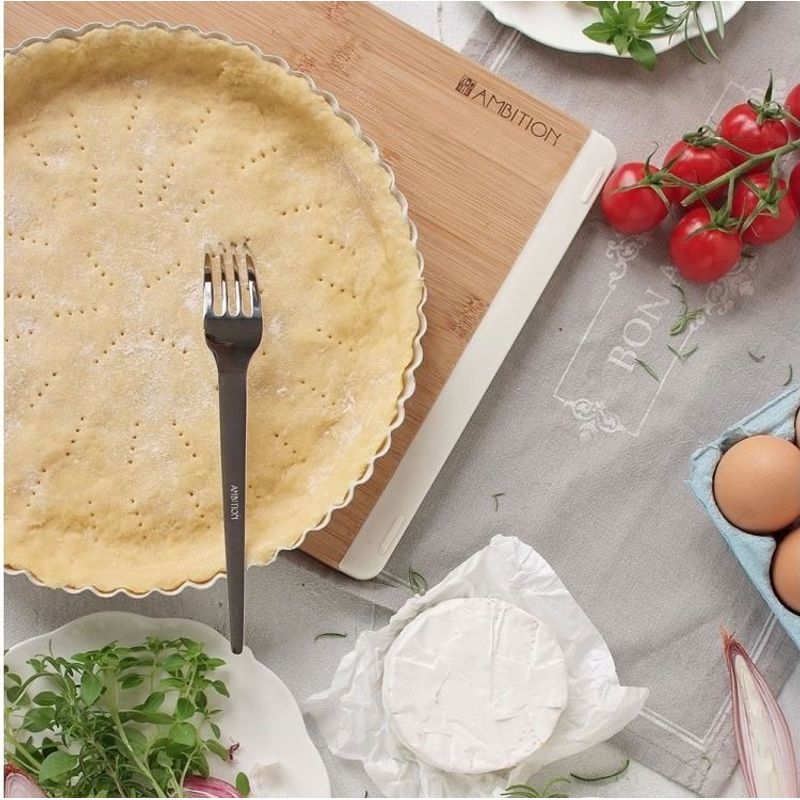 Casa si Gradina - Bucatarie si vesela - Vase pentru gatit - Tavi copt - Forma copt tarta 27 x 3cm, invelis antiaderent, otel, AMBITION Nature - Infinity.ro