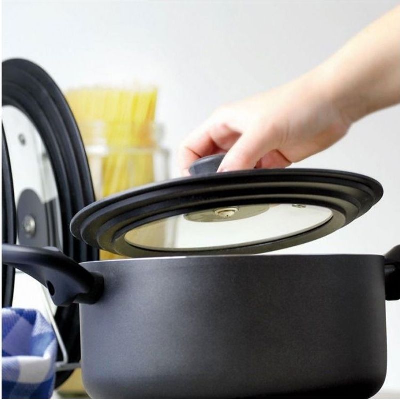 Casa si Gradina - Bucatarie si vesela - Vase pentru gatit - Oale si cratite - Capac pentru oala universal AMBITION Misty, 24/26/28 cm - Infinity.ro