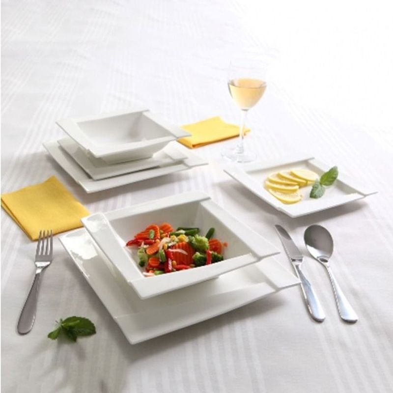 Casa si Gradina - Bucatarie si vesela - Vesela si tacamuri - Farfurii si boluri - Bol portelan 18 x 18 cm, AMBITION Kubiko - Infinity.ro