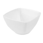 Casa si Gradina - Bucatarie si vesela - Vesela si tacamuri - Farfurii si boluri - Set 3 boluri patratoase 8.25 cm, portelan alb, AMBITION Salsa - Infinity.ro