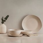 Casa si Gradina - Bucatarie si vesela - Vesela si tacamuri - Farfurii si boluri - Bol portelan 17 cm, bej, AMBITION Organic - Infinity.ro