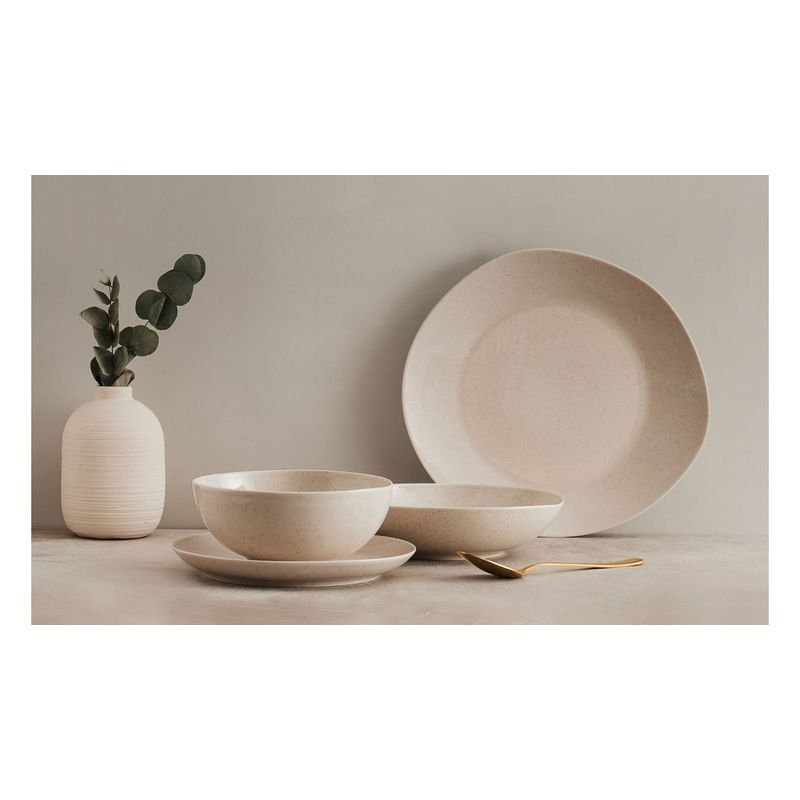 Casa si Gradina - Bucatarie si vesela - Vesela si tacamuri - Farfurii si boluri - Farfurie plata 30 cm, bej, portelan, AMBITION Organic - Infinity.ro