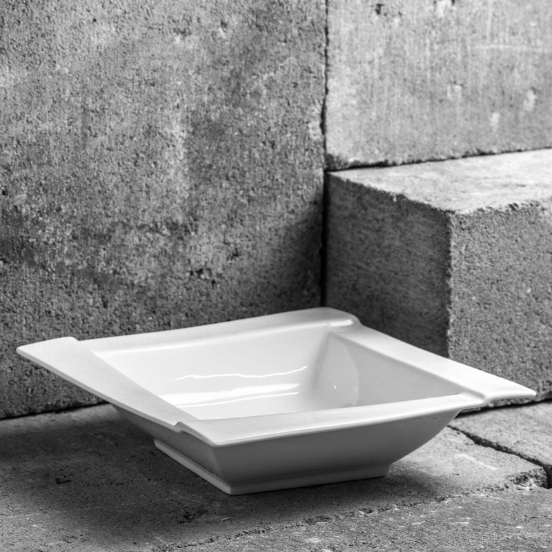 Casa si Gradina - Bucatarie si vesela - Vesela si tacamuri - Farfurii si boluri - Farfurie adanca 20 cm, portelan, AMBITION Kubiko - Infinity.ro