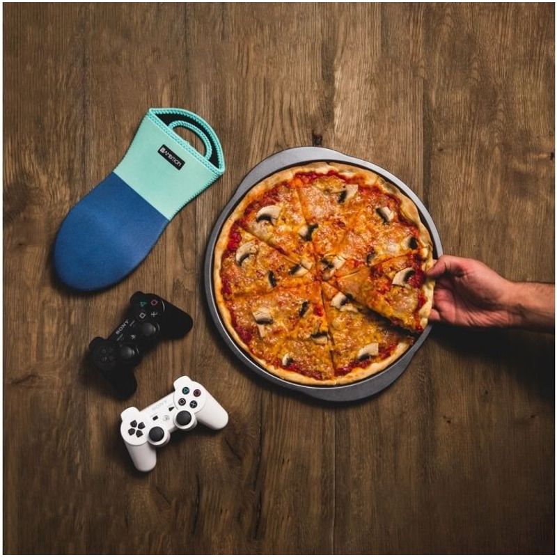 Casa si Gradina - Bucatarie si vesela - Vase pentru gatit - Tavi copt - Forma copt pizza 35.5 cm, invelis Ilag Non-Stick Basic, otel, AMBITION Lukrecja - Infinity.ro