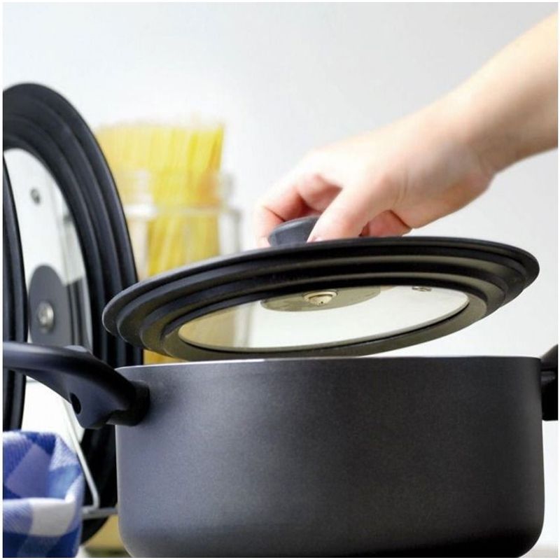 Casa si Gradina - Bucatarie si vesela - Vase pentru gatit - Oale si cratite - Capac pentru oala universal AMBITION Misty, 20/22/24 cm - Infinity.ro