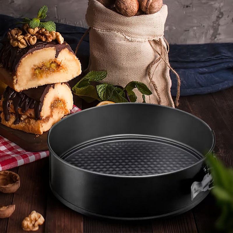 Casa si Gradina - Bucatarie si vesela - Vase pentru gatit - Tavi copt - Forma tort 26 cm, baza detasabila, invelis Ilag Non-Stick Basic, otel, AMBITION Lukrecja - Infinity.ro