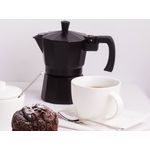 Casa si Gradina - Bucatarie si vesela - Vase pentru gatit - Espressoare pentru aragaz - Espressor aragaz, 3 cesti, 150 ml, aluminiu, DOMOTTI Negra - Infinity.ro