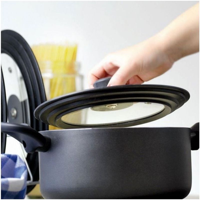 Casa si Gradina - Bucatarie si vesela - Vase pentru gatit - Oale si cratite - Capac pentru oala universal AMBITION Misty, 16/18/20 cm - Infinity.ro