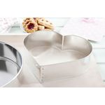 Casa si Gradina - Bucatarie si vesela - Vase pentru gatit - Tavi copt - Forma tort 24 cm cu forma inima, baza detasabila, 2 piese, SNB - Infinity.ro