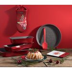 Casa si Gradina - Bucatarie si vesela - Vase pentru gatit - Tavi copt - Forma copt kuglof 23 cm, invelis antiaderent, otel, AMBITION Cherry - Infinity.ro