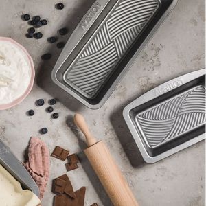 Forma copt cozonac 27 x 18 x 6 cm, invelis Non-stick, AMBITION Silvery