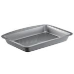Casa si Gradina - Bucatarie si vesela - Vase pentru gatit - Tavi copt - Forma copt 37 x 29 cm, invelis antiaderent, otel, AMBITION Silvery - Infinity.ro