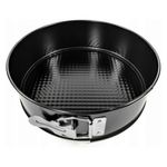 Casa si Gradina - Bucatarie si vesela - Vase pentru gatit - Tavi copt - Forma tort 24 cm, baza detasabila, invelis antiaderent, negru, SNB - Infinity.ro