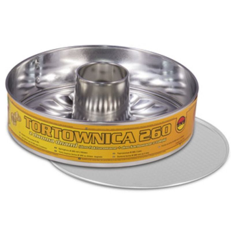 Casa si Gradina - Bucatarie si vesela - Vase pentru gatit - Tavi copt - Forma tort 26 cm, baza detasabila si texturata, 2 piese, SNB - Infinity.ro