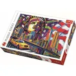 Jucarii, Copii si Bebe - Jucarii si jocuri - Jocuri si puzzle - Puzzle - Puzzle trefl 1000 new york in culori - Infinity.ro